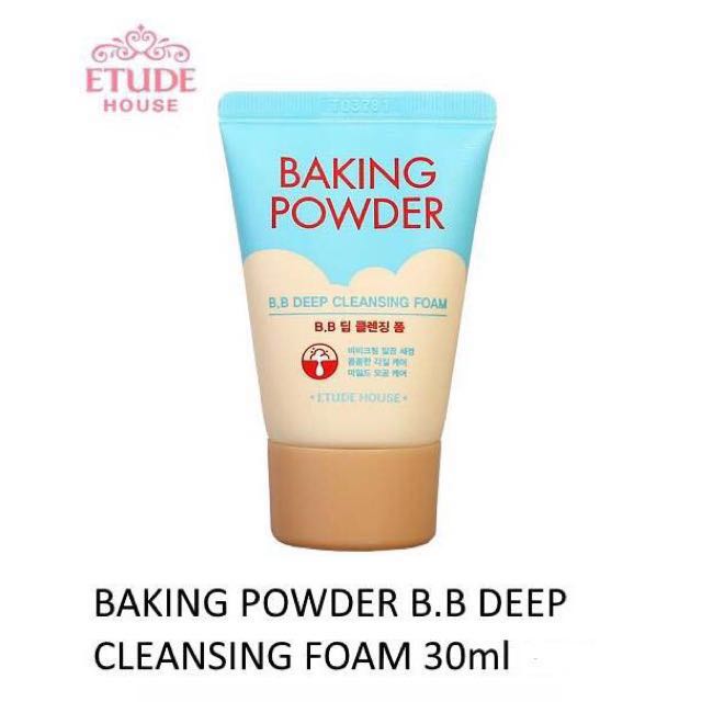 etude baking powder bb deep cleansing foam