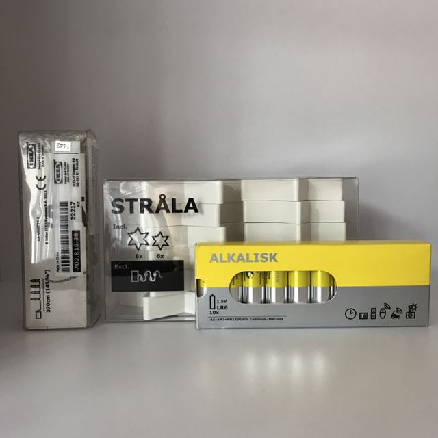 Ikea Star Fairy Lights (Batteries Included), Furniture & Home Living