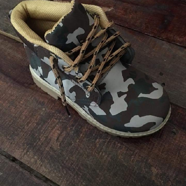 Kids Shoes Army Design Sizes 25 30 On Carousell
