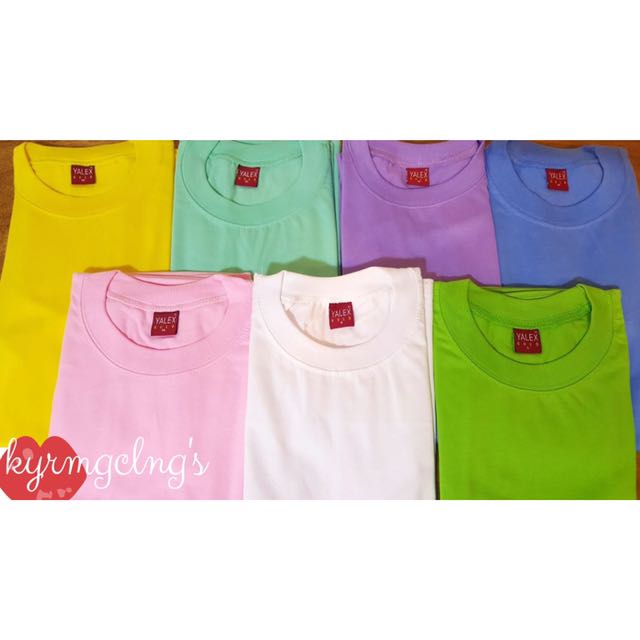 plain light color shirts