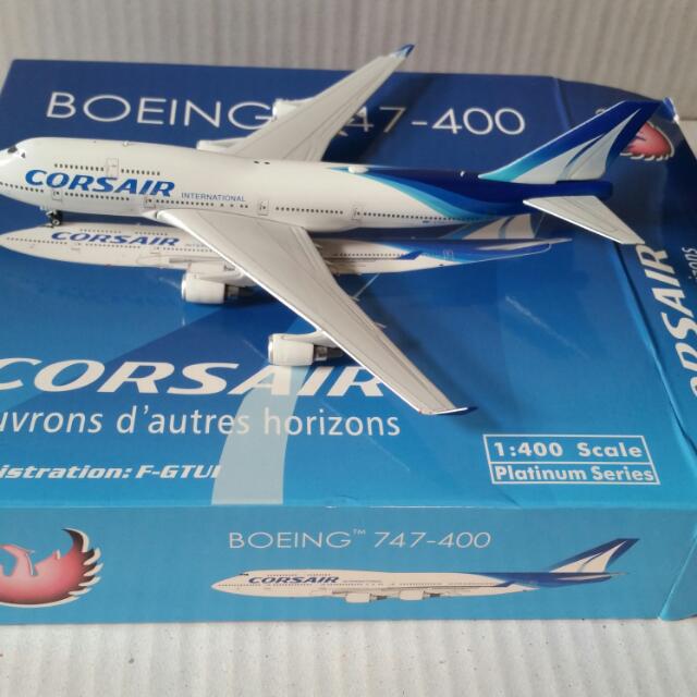 Phoenix 1:400 CORSAIR Boeing 🇨🇵 747-400 .