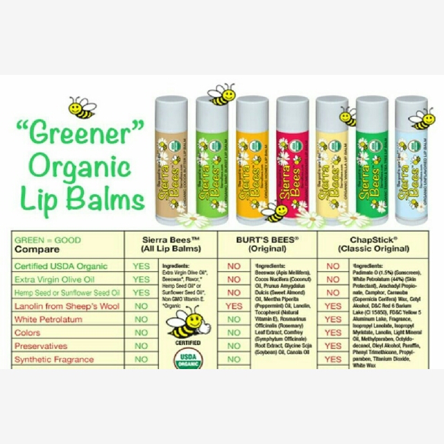Sierra Bees Organic Lip Balm, Babies & Kids on Carousell Sierra Bees Organic Lip Balm, Babies & Kids on Carousell
