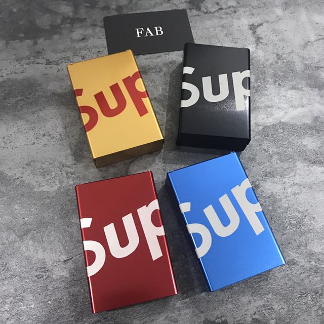 Supreme cigarette box, Men's Fashion, Watches & Accessories, Accessory  holder, box & organisers on Carousell