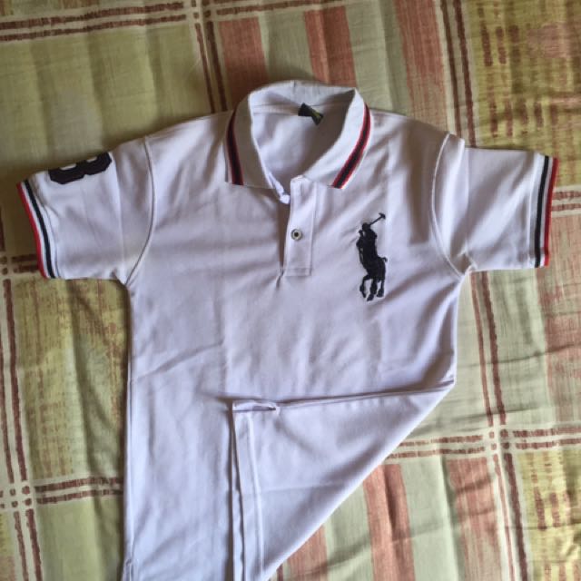 White Polo Shirt, Fesyen Wanita, Pakaian Wanita on Carousell