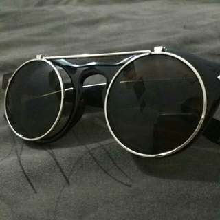 Kacamata Steampunk frame bulat