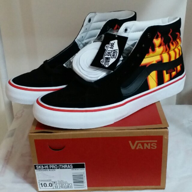 vans sk8 hi pro red