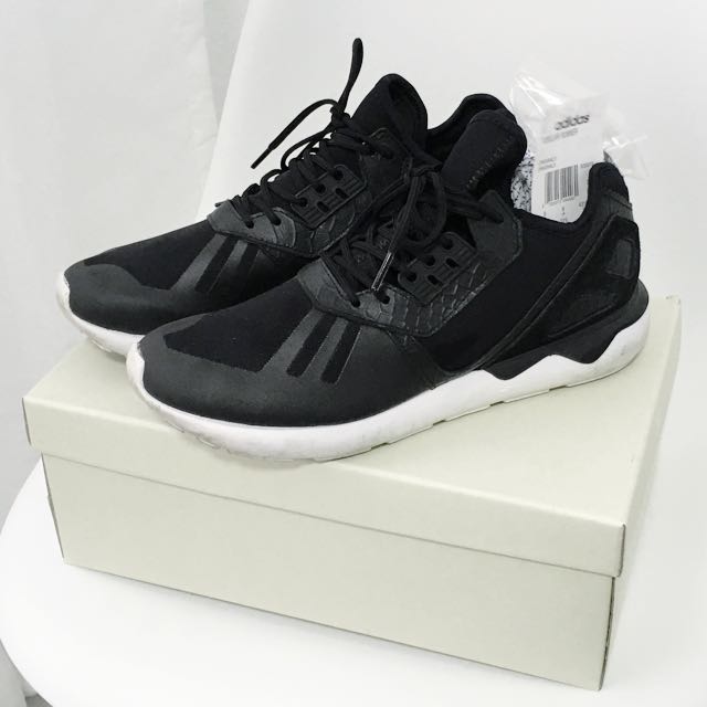 Adidas Consortium Tubular Runner Black White Leather 2014 Fall