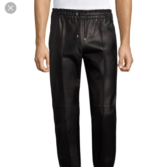 armani exchange leather pants