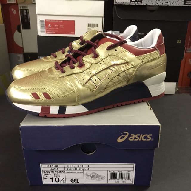 Asics x Ronnie Fieg Kith Gel Lyte III 3 KFE Gold Men s Fashion