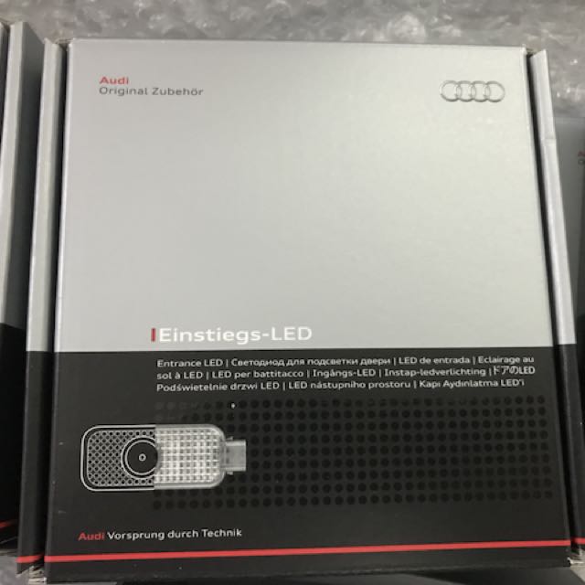 Entry led top audi rings