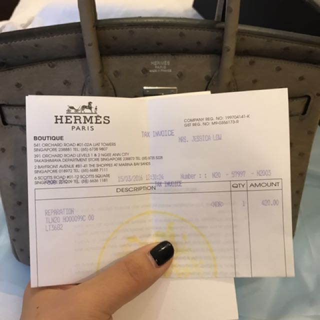 Hermès Gris Tourterelle Ostrich Birkin 30 GHW, myGemma, SE