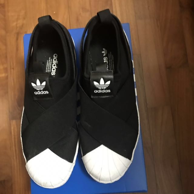 Authentic Pre- Loved Adidas Super Slip On, Women's Fashion, Shoes on  Carousell