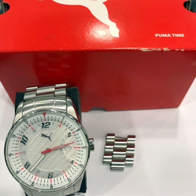 puma stainless steel watch