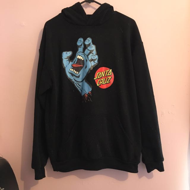 Black Santa Cruz Hoodie Women S Fashion Clothes On Carousell