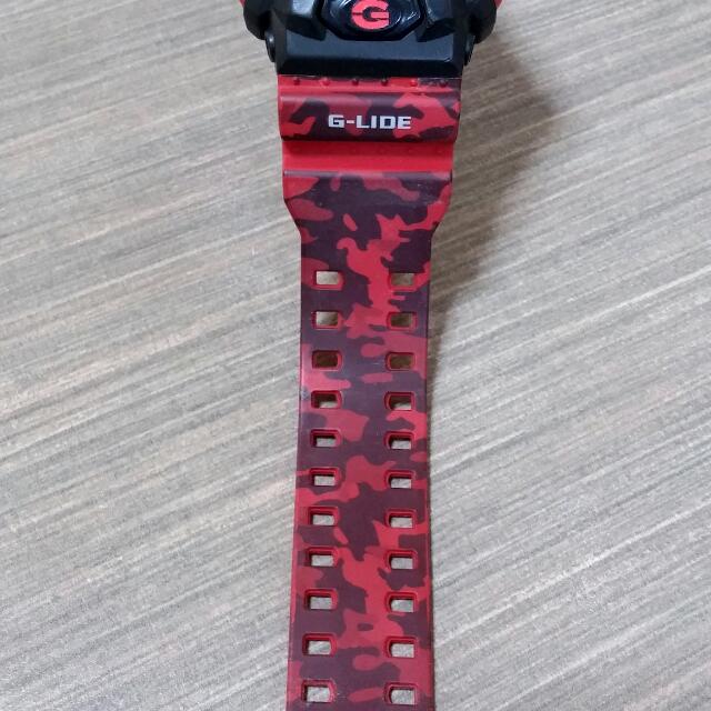G shock discount g lide red