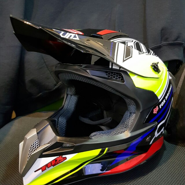 Dirtbike Helmet Fox Design Motorbikes Motorbike Accessories On