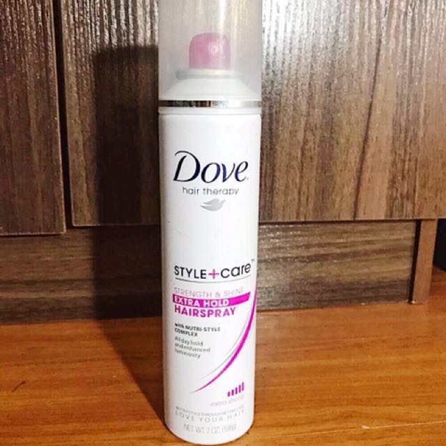 Dove Extra Hold Hair Spray, Beauty & Personal Care, Hair on Carousell