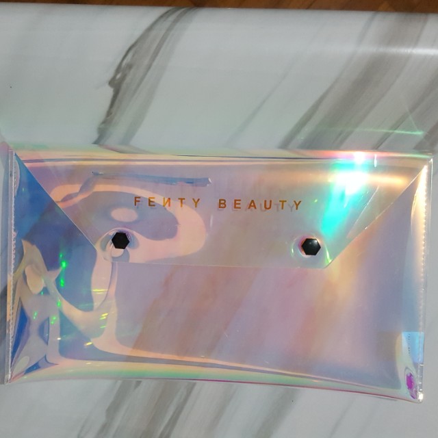 Fenty Beauty Holographic Pouch Health Beauty Makeup On Carousell