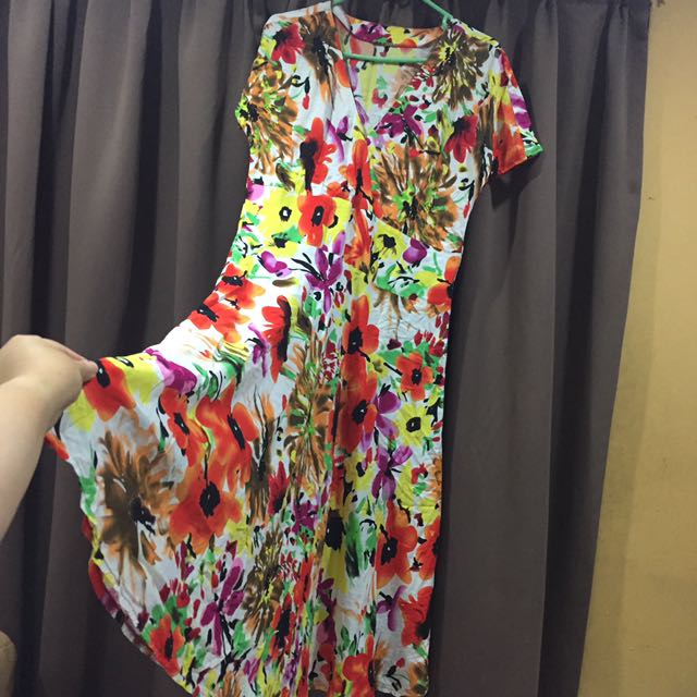 Floral Turkmenistan Dress Women S Fashion Clothes Dresses On Carousell