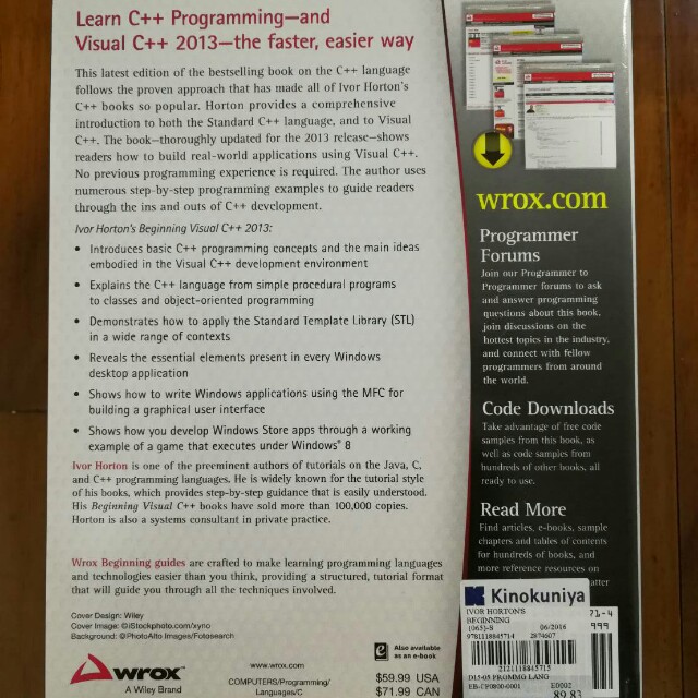 Ivor Horton's Beginning Visual C ++ 2013, Hobbies & Toys, Books ...