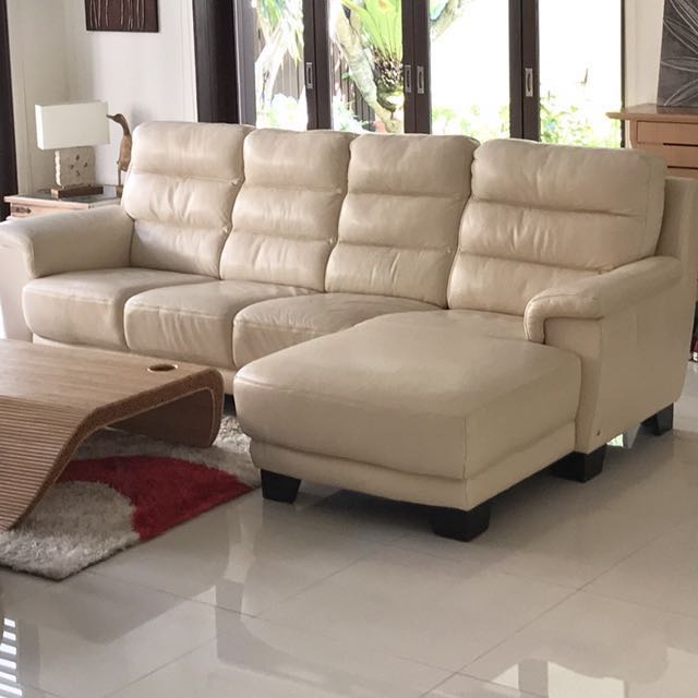 L Shaped Lorenzo Full Leather Sofa Furniture Sofas On Carou Photo