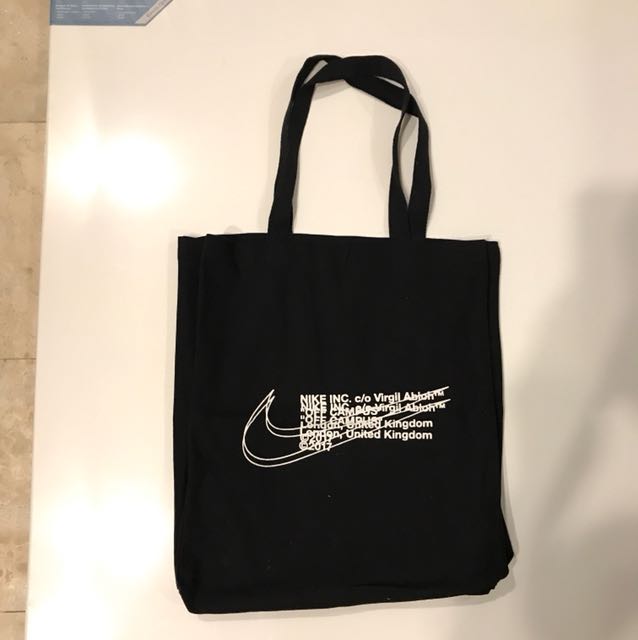 nike off white tote bag