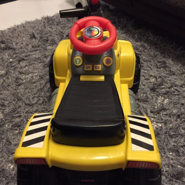 fisher price ride on excavator