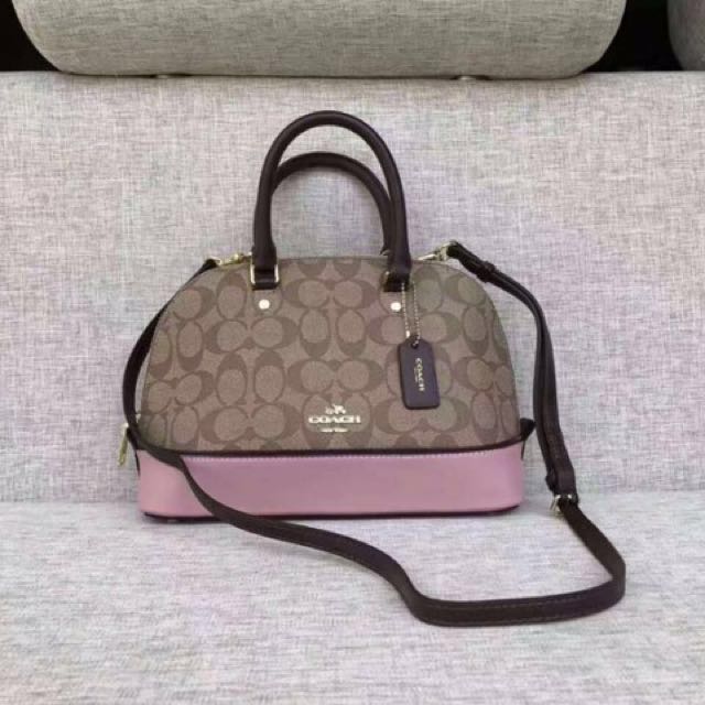 Coach Mini Sierra Satchel Handbag (Mini, Light Khaki/Pink Ruby): Buy Online  at Best Price in UAE 