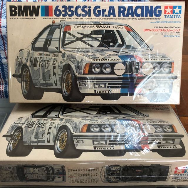 Tamiya Bmw 635csi Gr A Racing 1 24 田宮模型車 興趣及遊戲 玩具 遊戲類 Carousell