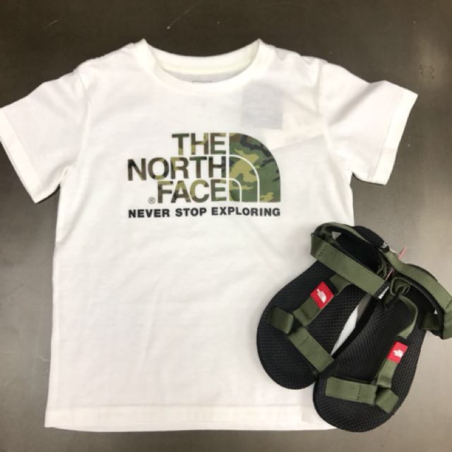 youth north face t shirt