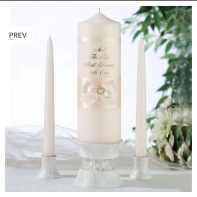 religious wedding candles