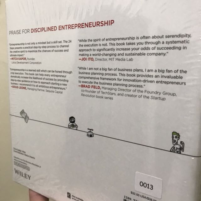 Wiley Disciplined Entrepreneurship 24 Steps To A Successful