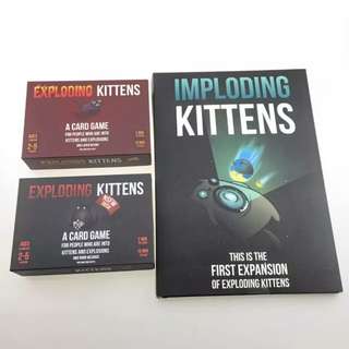 Exploding kittens / imploding kittens