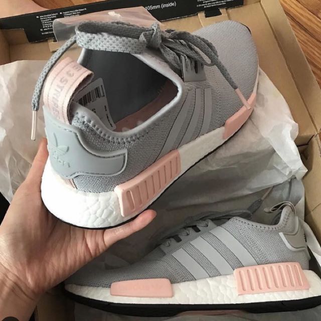 pink and gray nmd