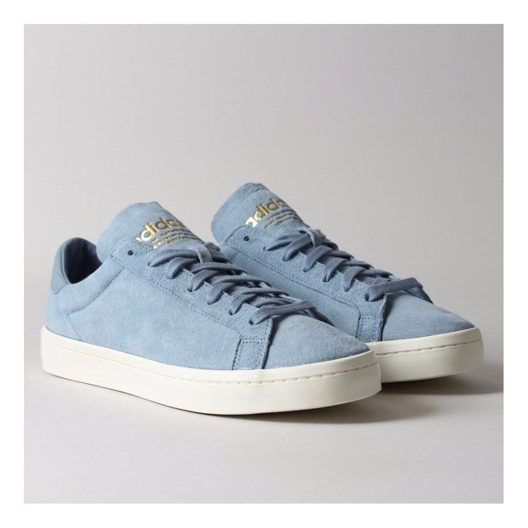ADIDAS ORIGINALS COURT VANTAGE SHOES – TACTILE BLUE/TACTILE BLUE/TACTILE  BLUE, Men's Fashion, Footwear, Sneakers on Carousell