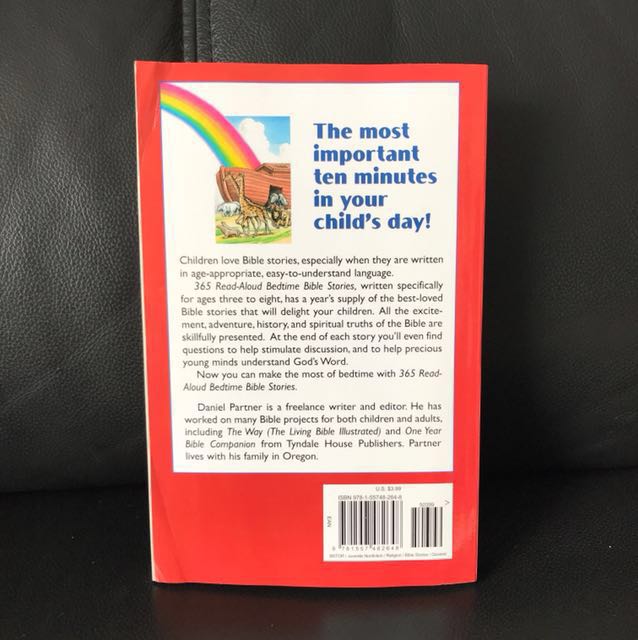 Bedtime Bible Story Book 365 Read Aloud Stories From The Bible