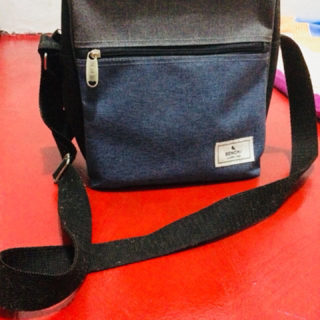 sling bag for men bench