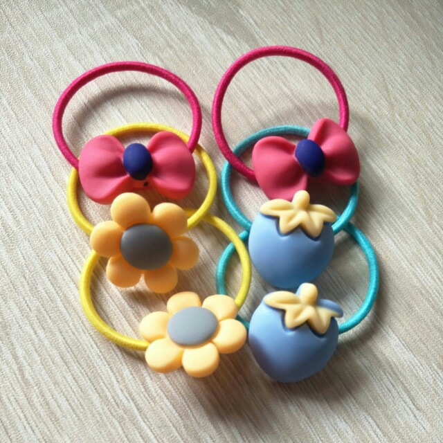 Kids Girls Hair Ties Bands Babies Kids Girls Apparel On Carousell