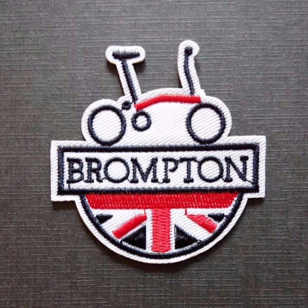 Clothing Patch BROMPTON bike design Bag Shirt Badge 