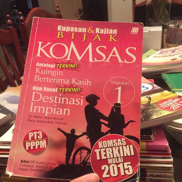Buku Komsas Tingkatan 1 2 Dan 3 Books Stationery Books On Carousell
