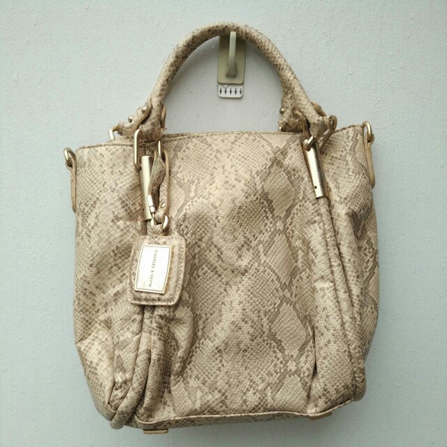 charles and keith snakeskin bag