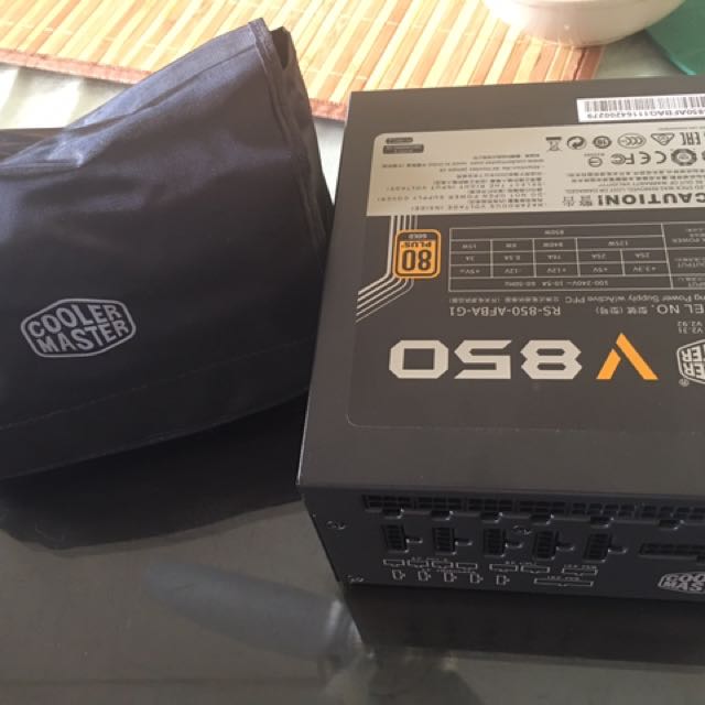 Cooler Master V850 watts Fully Modular, Computers & Tech, Parts ...