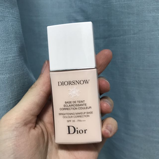 Diorsnow brightening makeup base rose Carousell