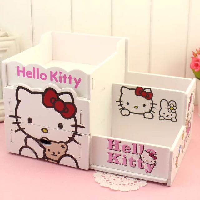 Diy Hello Kitty Desktop Drawers Furniture Others On Carousell