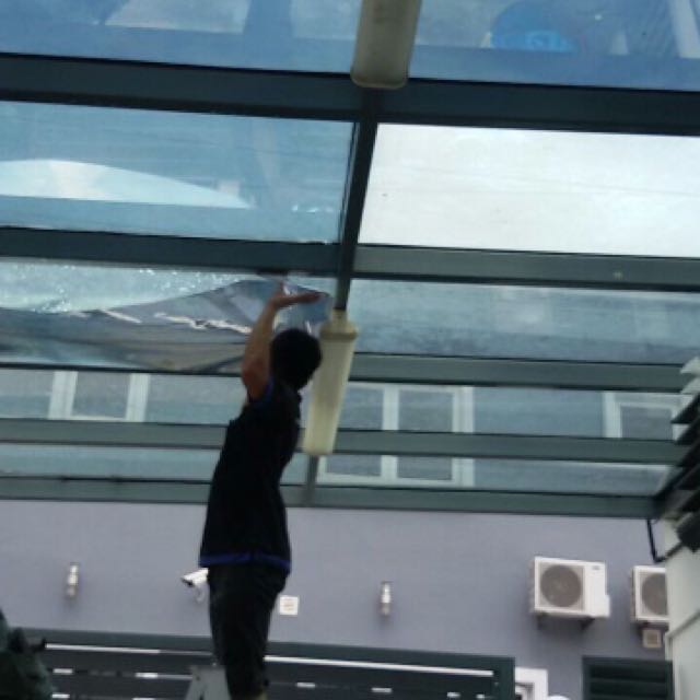 Glass roof skylight tinted, Furniture & Home Living, Home Decor, Vases