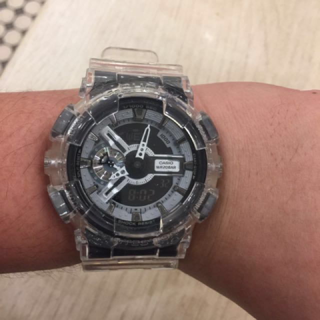 transparent g shock price