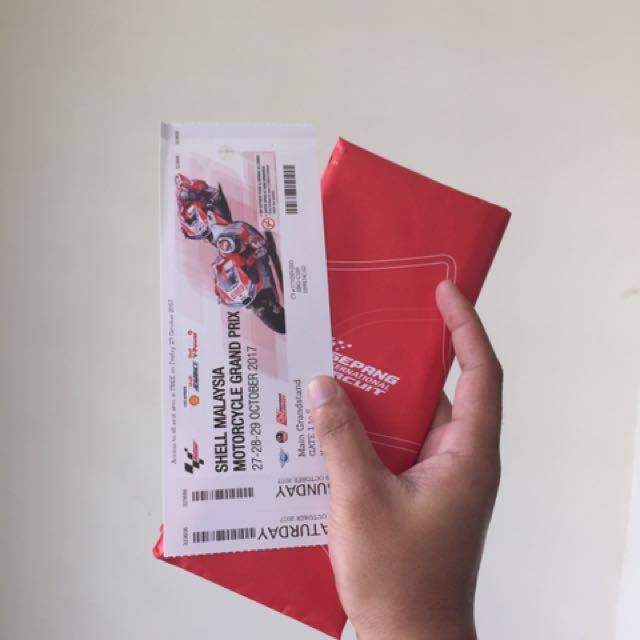 Malaysia MotoGP 2017 Ticket Tiket, Tickets & Vouchers, Local