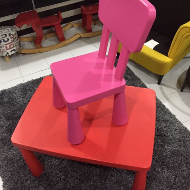 Mammut Ikea Set Table Chair Babies Kids Others On Carou