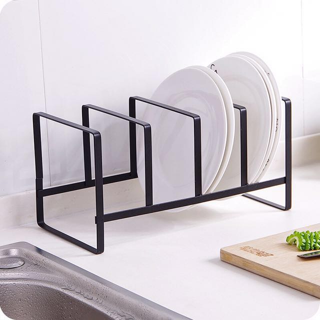 Minimalist Kitchen Cabinet Metal Plate Rack Furniture Others On