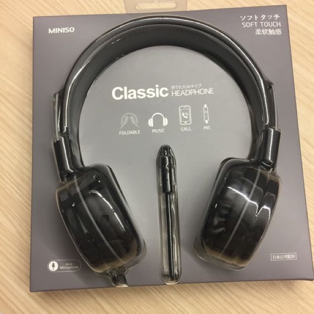 Miniso Classic Headphones Soft Touch Elektronik Lainnya Di